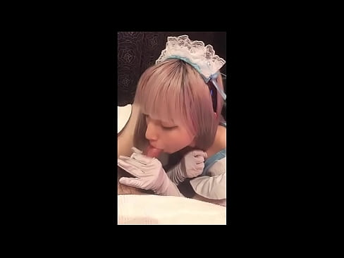 ❤️ 日本のアイドル「まゆか」、フレンチメイドのコスプレ、その1、ローションでフェラチオ、自慰行為 ❤ ファッキング ❌️